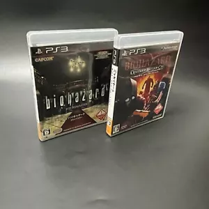 Lot 2 games PS3 BioHazard HD Remaster Operation Racoon City JP Sony - Picture 1 of 12