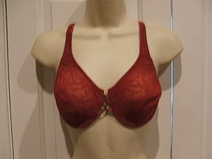 N EW IN PKG BALI Underwire Bra White Sheer Floral Design 34D Org. $32 - Picture 1 of 3