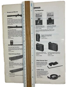 MARLIN C1970’s Parts Catalog Accessories Barrels Mags/clips Mounts Sheet - Picture 1 of 2