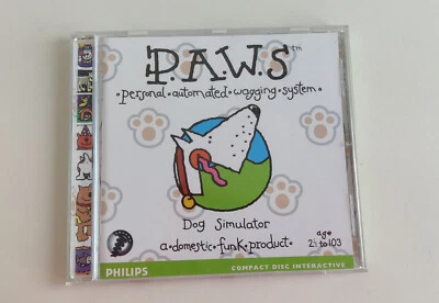 Rare Dog Simulator P.A.W.S. Personal Automated Wagging System Philips CD-i CDI - Image 1 of 3