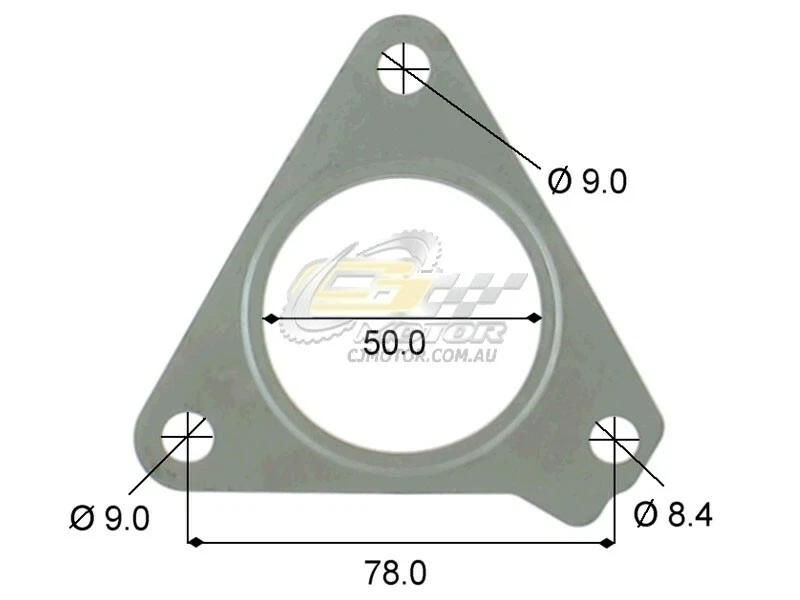 Junta de salida de turbina para Nissan Patrol Y61 ZD30DDTi 2000-2017 (multicapa) Foto 1 de 1