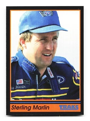 1991 Traks #22 Sterling Marlin NM 3703 - Image 1 of 2