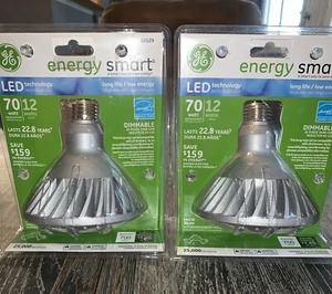 2 GE Energy Smart® LED Flood●12W●Dimmable●PAR38●"Lasts 22.8 Years"●#66529 2 Pack - Picture 1 of 9
