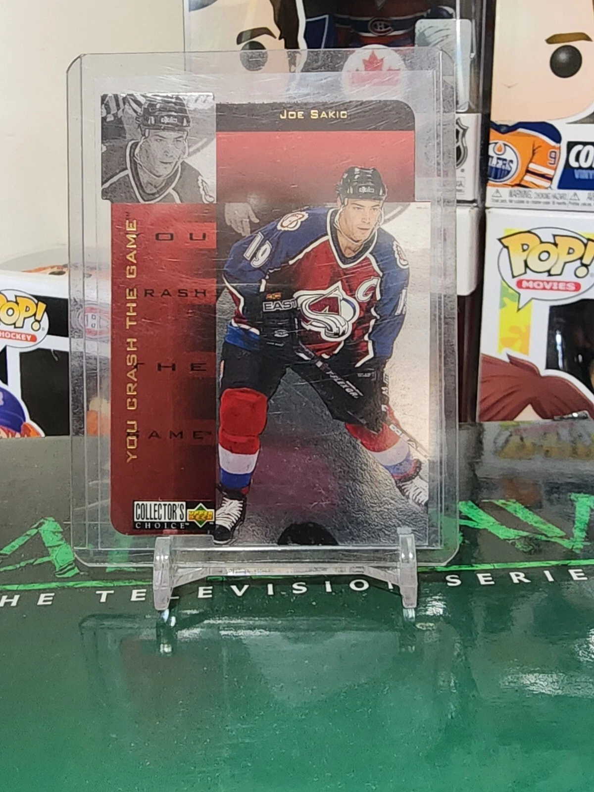 1996 Upper Deck Collector's Choice You Crash the Game Prizes Gold Joe Sakic HOF