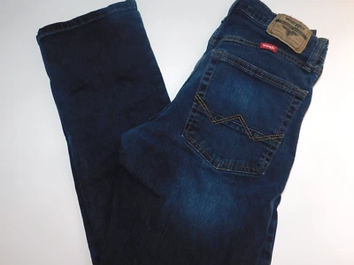 Womens Wrangler 23 x 30 Blue Jeans Stretch Denim Slim Straight - Image 1 of 4