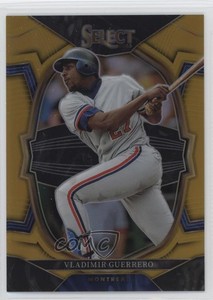 2023 Panini Select Concourse Gold Prizm /10 Vladimir Guerrero #61 HOF