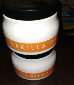 Lot of 2 17oz jars of vanilla orange bath salts new