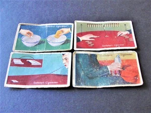 Juego de Colección de (4) TARJETAS DE CIGARRILLOS - Gallaher, Serie TRUCOS Y ROMPECABEZAS. - Imagen 1 de 6