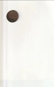 Ficha de comercio de 5 centavos Handley's - Astoria O PARECE RARA - Imagen 1 de 2