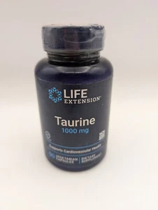 Life Extension, Taurina, 1.000 mg, 90 capsule vegetariane. Graffiato nuovo sigillato - Foto 1 di 5