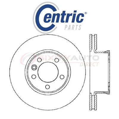 Centric C-TEK Disc Brake Rotor for 2002-2005 Freightliner Sprinter 3500 2.7L wn - Image 1 of 4