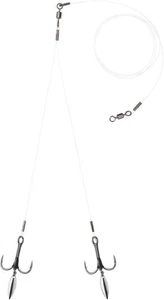 VMC BPRFYH Bladed Predator Rig Fluorocarbon Y Harness 24/6.25" 40lb Pick HookNIP - Picture 1 of 6