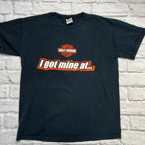 Harley Davidson T-Shirt "I Got Mine at" Crossroads Wilkesboro, NC Black M - Picture 1 of 5