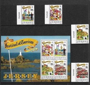 Jersey SC # 536-539 & 539a Festival Of Tourism . MNH - Picture 1 of 1