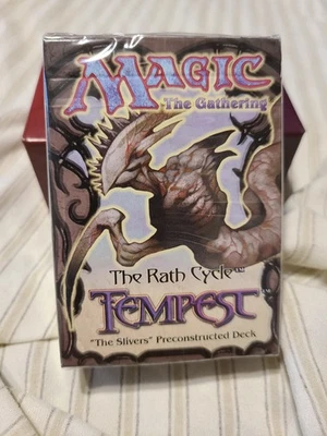 MTG Magic "The Slivers" Theme Deck Tempest Factory Sealed New See Pictures RARE - Image 1 of 4