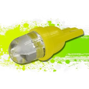10MM REDONDO LED T10 W5W 194 168 ÁMBAR AUTO INTERIOR DOMO BOMBILLA LÁMPARA ACTUALIZACIÓN - Imagen 1 de 1