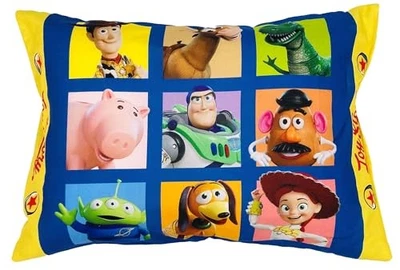 MORIPiLO Children's Low Pillow Disney Toy Story Friends Navy Approx. 28x39cm - Image 1 of 4