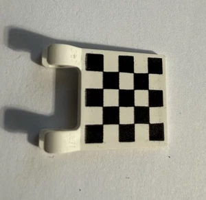 LEGO Car Truck Boat Racing, 2x2 Clip On Checkered Flag - Picture 1 of 2