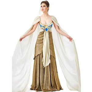Kleopatra Cosplay Kostüm elegant Erwachsene Kleid Halloween Party Outfit die ganze Saison - Bild 1 von 11