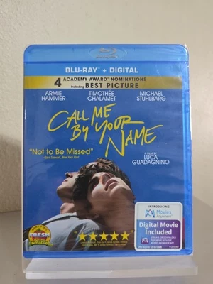 Call Me by Your Name (Blu-ray, 2017) Guadagnino - Chalamet - Gay Romance - NEW Foto 1 de 4