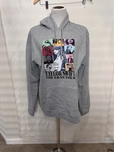 Taylor Swift Hoodie Damen Large grau Epochen Tour Pullover Sweatshirt Konzert - Bild 1 von 9