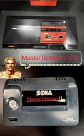 Sega MASTER SYSTEM SET or II (2 )SYSTEM BASE CONSOLE ONLY -CPLT RESTORED