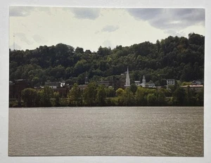 Across the River a View of Maysville Kentucky from Aberdeen Ohio Postcard - Picture 1 of 2