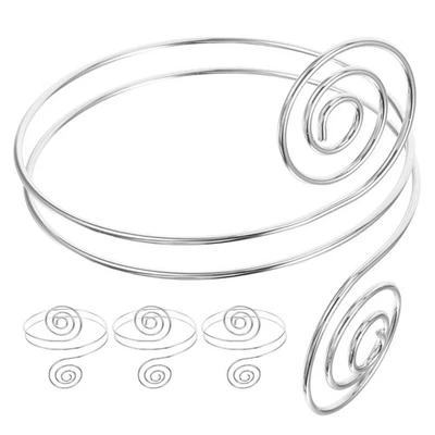  4 Pcs Punk-Metallarmband Oberarmreif Armspange Coil Bracelet Upper - Bild 1 von 4
