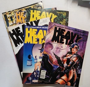 HEAVY METAL MAGAZINE 6 issues, 1979-1989, Royo, Olivia, M. Cherry, M. Algora - Picture 1 of 4