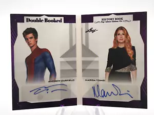 2024 LIBRO STORIA FOGLIA CULTURA POP ANDREW GARFIELD + MARISA TOMEI DUAL AUTO /10 - Foto 1 di 2