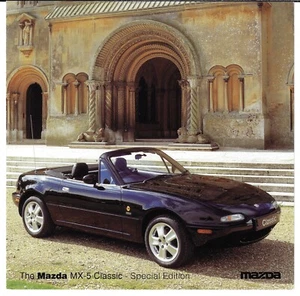 Mazda MX-5 Classic 1.8 Limited Edition 1997 UK Market Sales Brochure - Picture 1 of 2