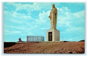 POSTCARD Statue of Christ Mother Cabrini Shrine Mt Vernon Canyon Denver Colorado