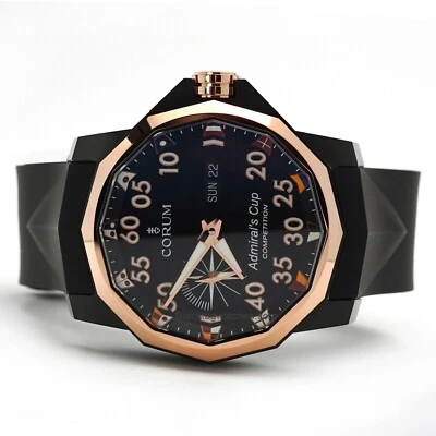 Corum Admiral's Cup Competition 48 Wristwatch A690/04316 Gold DLC Titanium - Image 1 of 4