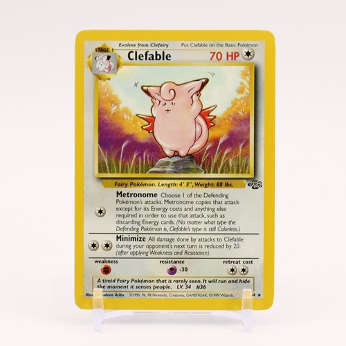 Clefable - 17/64 Jungle Unlimited Rare Pokemon - NM | eBay