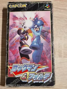 ROCKMAN & FORTE (MEGAMAN) SNES SUPER FAMICOM NINTEL JAPAN - Picture 1 of 4