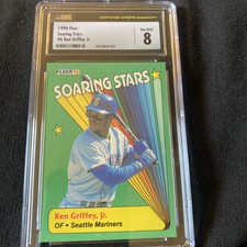 1990 Fleer Shooting Stars 6 Ken Griffey Jr CSG 8
