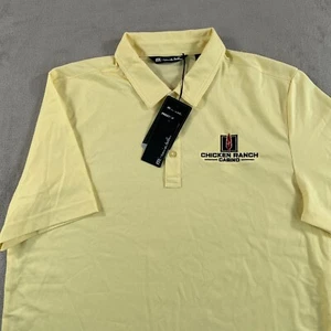 Travis Mathew x Chicken Ranch Oceanside Heather Golf Poloshirt Herren Large Banana - Bild 1 von 10