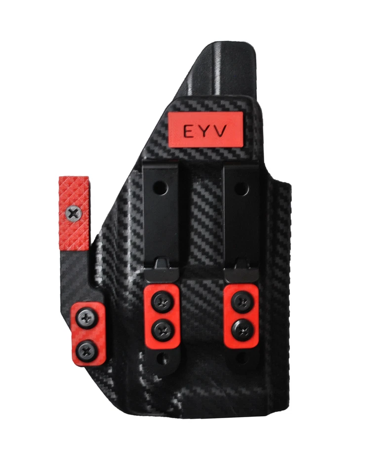 EYV IWB Gun Holster for Concealed Carry - S&W M&P Shield/Shield Plus 9/40 - Image 1 of 4