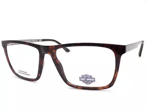 Harley Davidson Glasses Frame Brown Tortoise Gunmetal 59mm Eyeglasses HD0920 052 - Picture 1 of 4