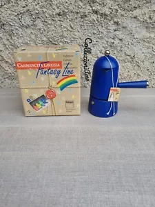 Coffee maker Lavazza Carmencita 6 Cups Blu moka Blue stovetop NEW Balzano - Foto 1 di 10