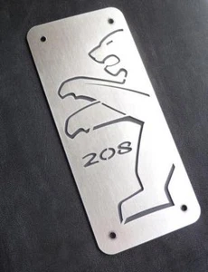 FOOT REST STAINLESS STEEL PEUGEOT 208 SW GTI E-HDI STT ALLURE ACTIVE ACCESS - Photo 1/1