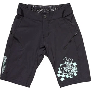 Troy Lee Designs Women's Lilium Short with Liner Small Micayla Gatto Black - Picture 1 of 7