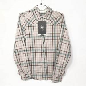 Club Ride Liv'n Riding Flannel Shirt Women's S Button Down Long Sleeve Lichen - Picture 1 of 2