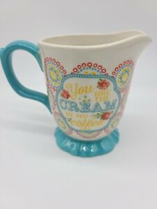 Pioneer Woman Blossom Jubilee Creamer YOU ARE THE CREAM IN MY COFFEE