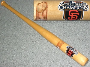 SAN FRANCISCO GIANTS~NEW 2010 WORLD SERIES CHAMPIONS 18" WOOD MINI BASEBALL BAT - Picture 1 of 1