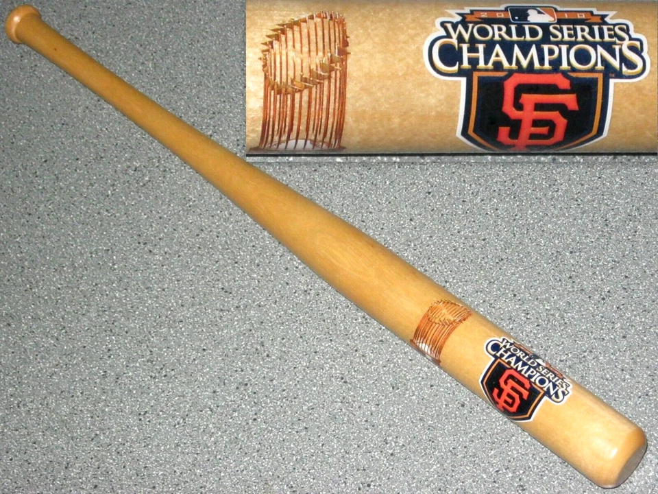  SAN FRANCISCO GIANTS~NEW 2010 WORLD SERIES CHAMPIONS 18" WOOD MINI BASEBALL BAT - Image 1 of 1