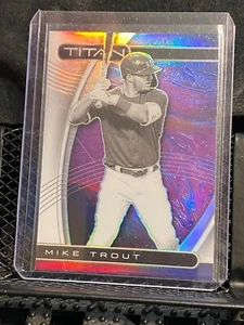 Mike Trout 2021 Chronicles Titian Silver Prizm #Angels - Picture 1 of 2