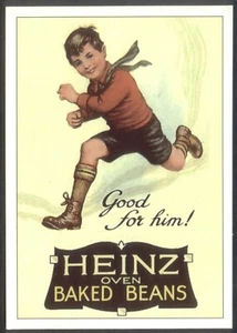 Modern Postcard: HEINZ Baked Beans - Vintage Advert. Opie 01OS08. Free UK p&p - Picture 1 of 1