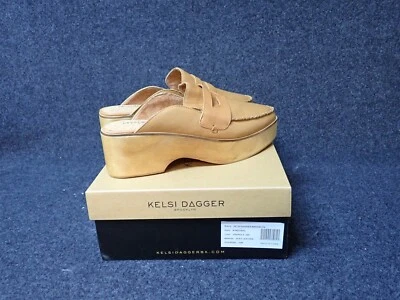 NEW Kelsi Dagger Brooklyn Window Leather Clog Granola Women's Size 10 (SS39) - Image 1 of 4