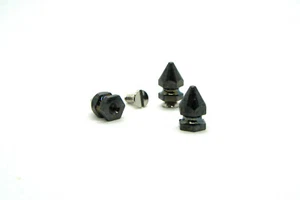 Picos hexagonales negros metálicos de 10 mm 3/8" - bolsa de 100 - tachuelas y picos - Imagen 1 de 2
